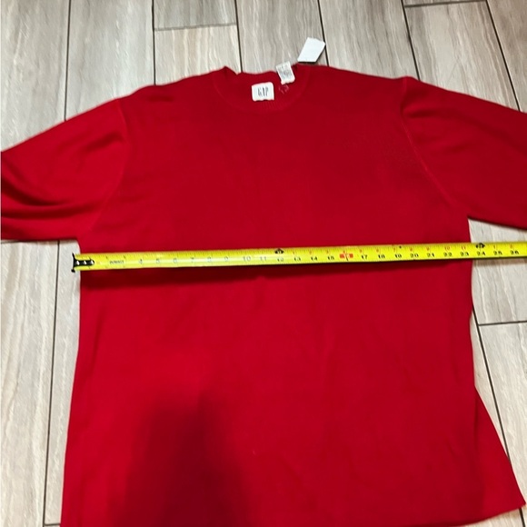 Gap VTG Men’s Red New With Tags 100% Cotton Sweater Size XXL - Picture 2 of 4
